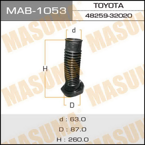Пыльник амортизатора Masuma MAB1053