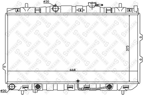 Радиатор охлаждения Stellox 10-25468-SX