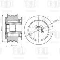 Trialli CM6776 для автомобилей VW Transporter (95-) 2.5d