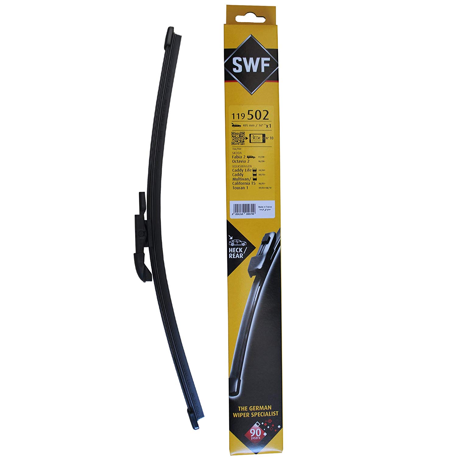 Щетка стеклоочистителя SWF Original Visioflex Rear 502 (119502) 16