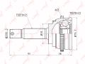 LYNXauto CO-3607A наружный Hyundai