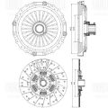 Trialli FR813 Mercedes Actros (96-)/(03-) [OM541] 430мм FR 813