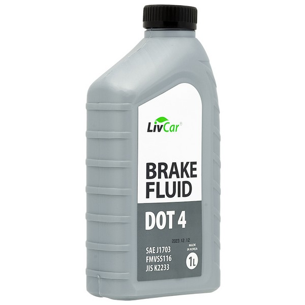 Тормозная жидкость LivCar BRAKE FLUID DOT 4 1л