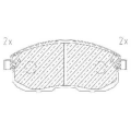JEENICE WS203302 INFINITI, LEXUS, NISSAN дисковые, передняя ось
