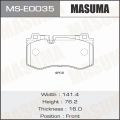 Masuma MSE0035 дисковые, передний мост, двусторонне Mercedes-benz