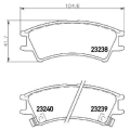 Nisshinbo NP6010 Hyundai дисковые, передняя ось