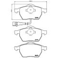 Textar 2339201 Audi, Seat, Skoda, VW дисковые, передняя ось