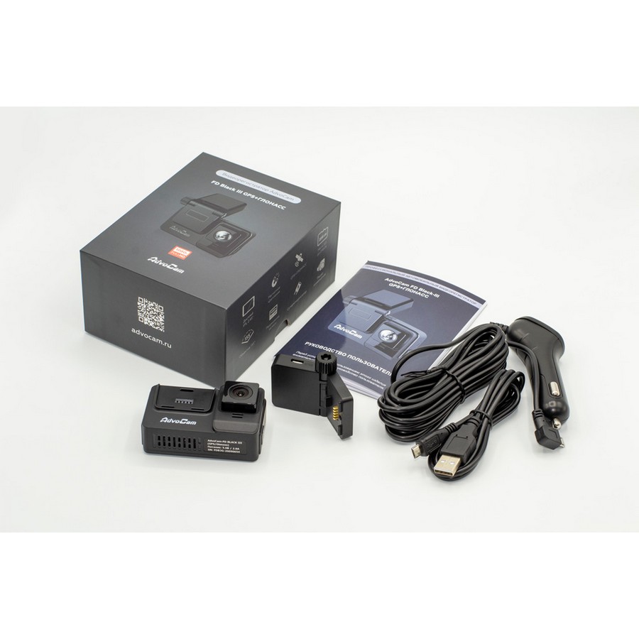 Видеорегистратор AdvoCam FD Black III GPS/GLONASS 155 ° черный