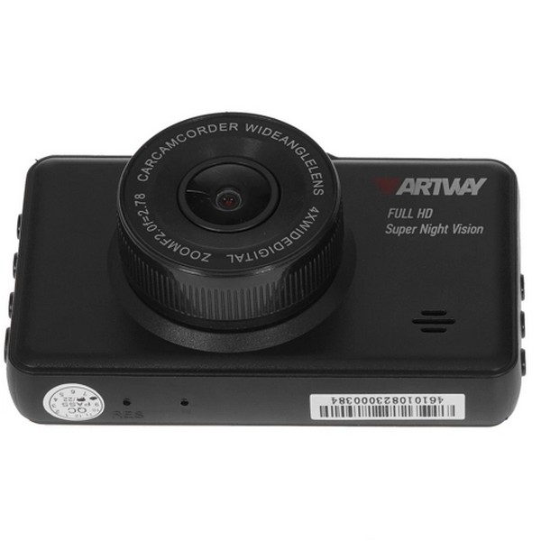 Видеорегистратор ArtWay AV-396 170 ° черный