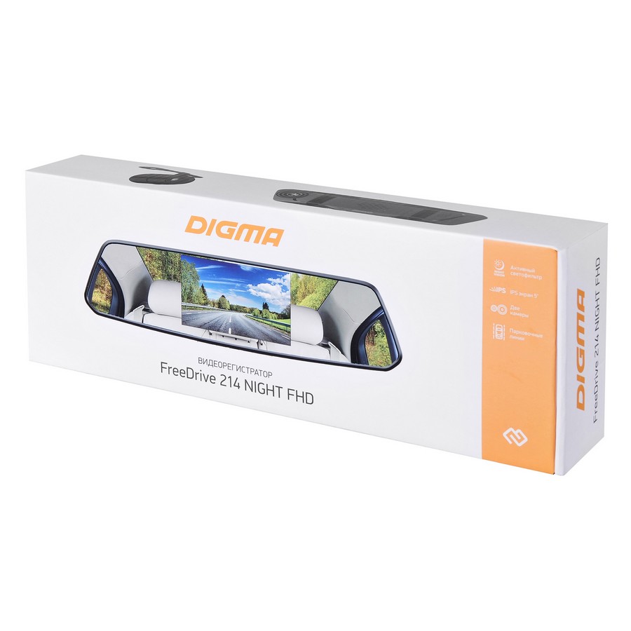 Видеорегистратор Digma FreeDrive 214 Night FHD 170 ° черный