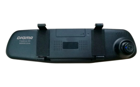 Видеорегистратор Digma FreeDrive 303 MIRROR DUAL 120 ° черный