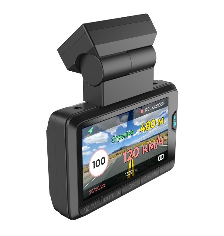 Видеорегистратор PlayMe PRIME SUPER HD GPS 140 ° черный