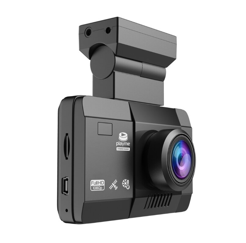 Видеорегистратор PlayMe PRIME SUPER HD GPS 140 ° черный