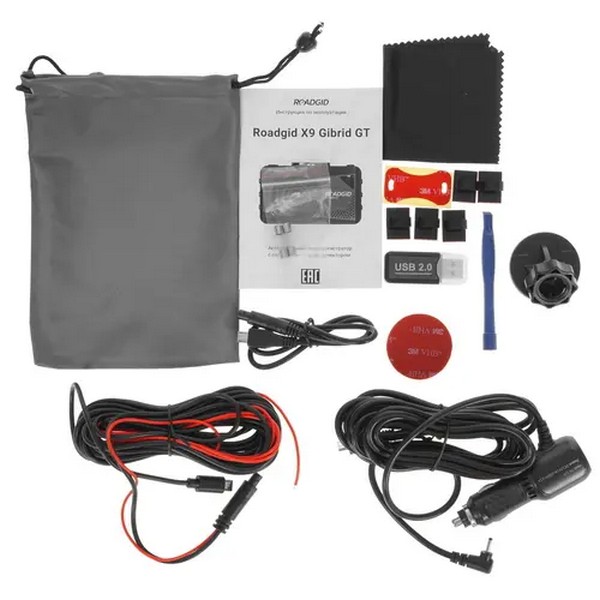 Видеорегистратор Roadgid X9 Gibrid GT 2CH GPS 170 ° черный