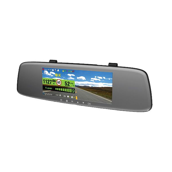 Видеорегистратор Sho-Me Combo Mirror GPS ГЛОНАСС 136 ° черный