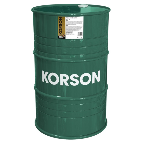Жидкость АКПП и ГУР Korson FULL SYNTHETIC ATF III 200 л