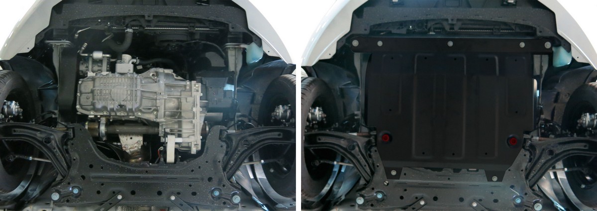 Защита картера и КПП Автоброня 111.01805.2 Ford Fiesta, V -1,3; 1,4; 1,6 (2008-)