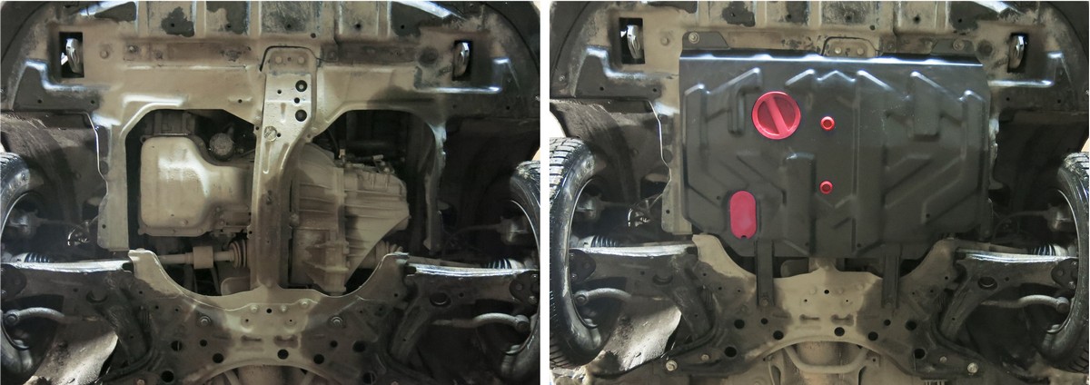 Защита картера и КПП Автоброня 111.01902.1 Geely Vision, V -1,8 (2008-2011)/Geely Emgrand EC7, V-все (2011-)