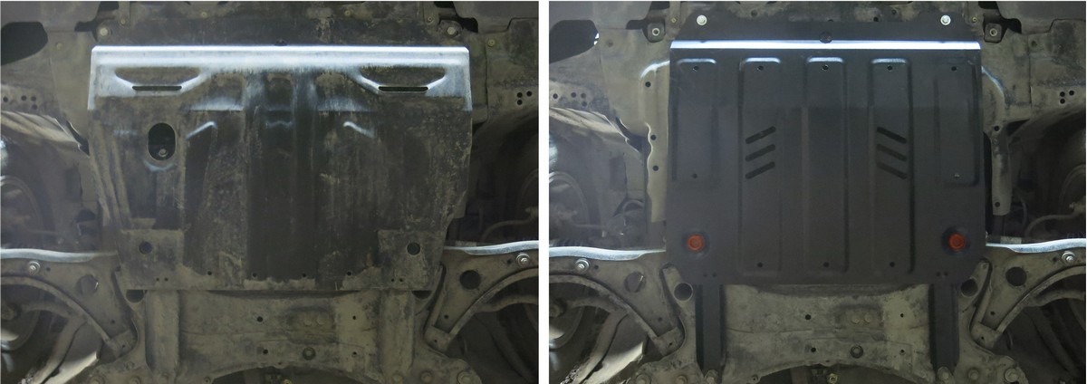 Защита картера и КПП Автоброня 111.01912.1 Geely GC6 2014-2017/MK 2008-2015/MK Cross 2011-2015