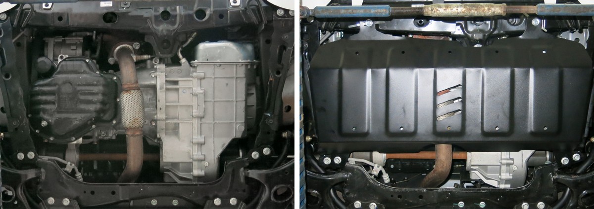 Защита картера и КПП Автоброня 111.01913.1 Geely Emgrand X7 2013-2016 2016-2018