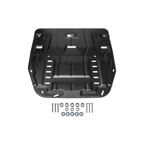 Защита картера и КПП Автоброня 111.02862.1 Hyundai Santa Fe 2020-, V - 2.2d; 2.5; 3.5/KIA Sorento 2020-, V - 2.2d; 2.5; 3.