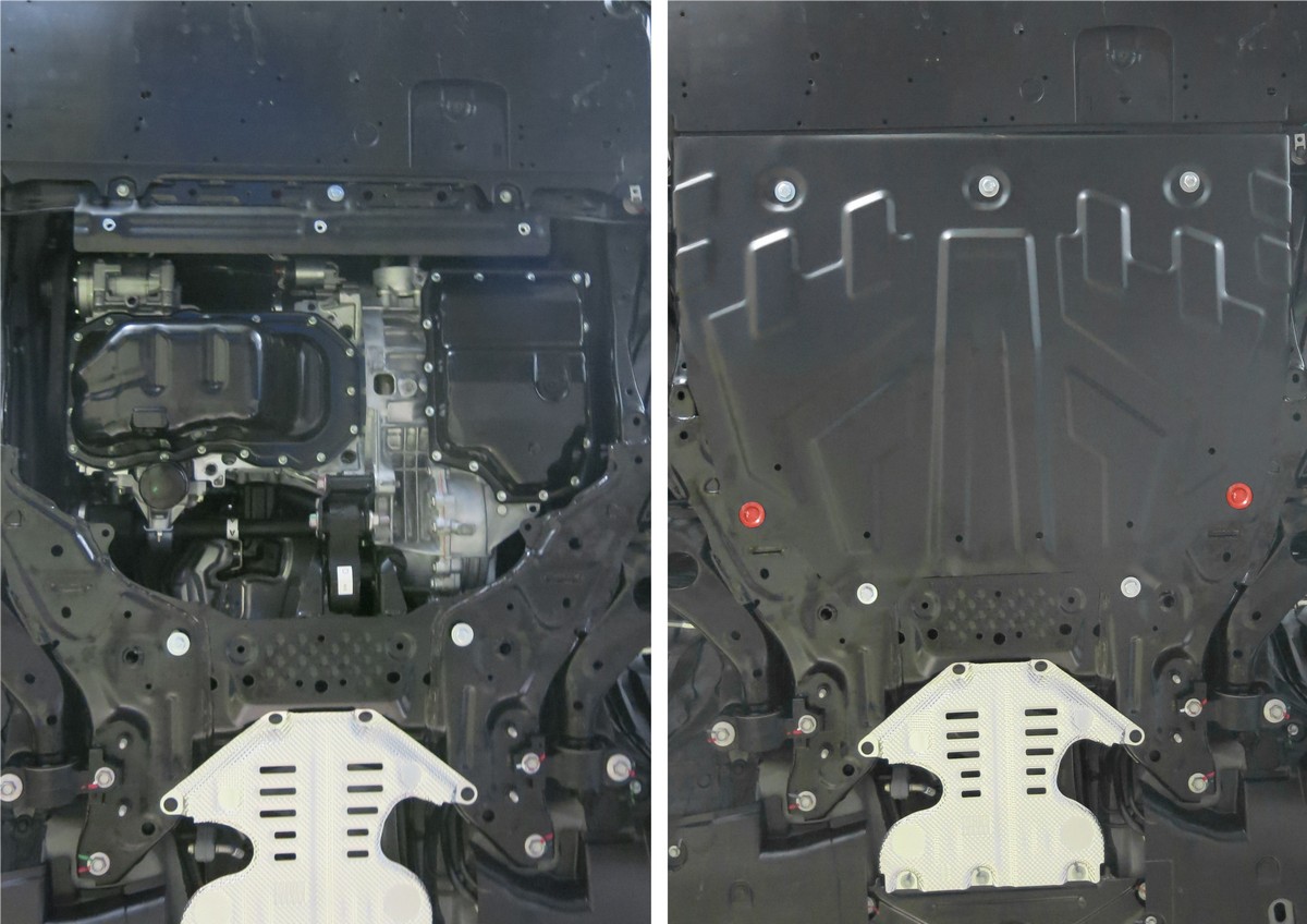 Защита картера и КПП Автоброня 111.03817.1 Mazda CX-5+КПП, V-2,0;2,5 (2011-)/Mazda 6, V-2,0;2,5(2012-)/Mazda 3,V-1,5(2013-)