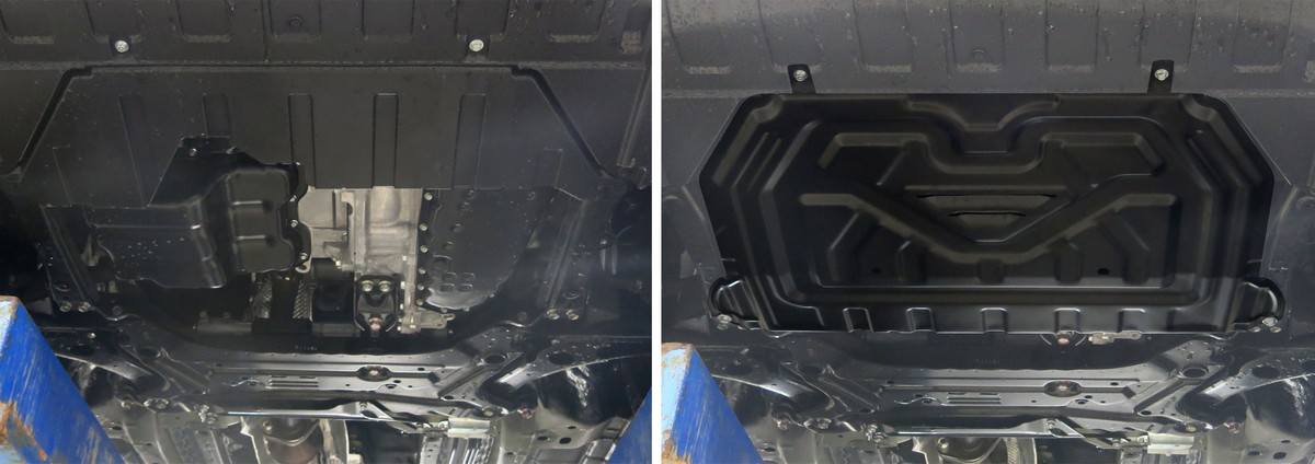 Защита картера и КПП Автоброня 111.04036.1 Mitsubishi Outlander 2012-2015 2015-2018 2018-