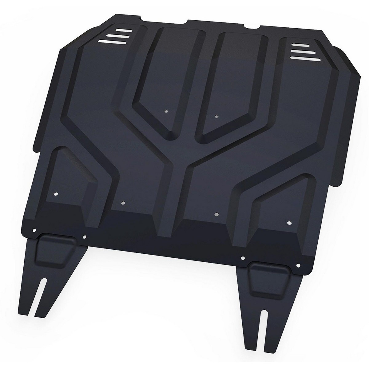 Защита картера и КПП Автоброня 111.04037.1 Mitsubishi ASX/Lancer Х/Outlander XL/Peugeot 4007/4008/Citroen C-Crosser/CitroenC4