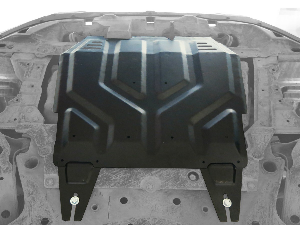 Защита картера и КПП Автоброня 111.04037.1 Mitsubishi ASX/Lancer Х/Outlander XL/Peugeot 4007/4008/Citroen C-Crosser/CitroenC4