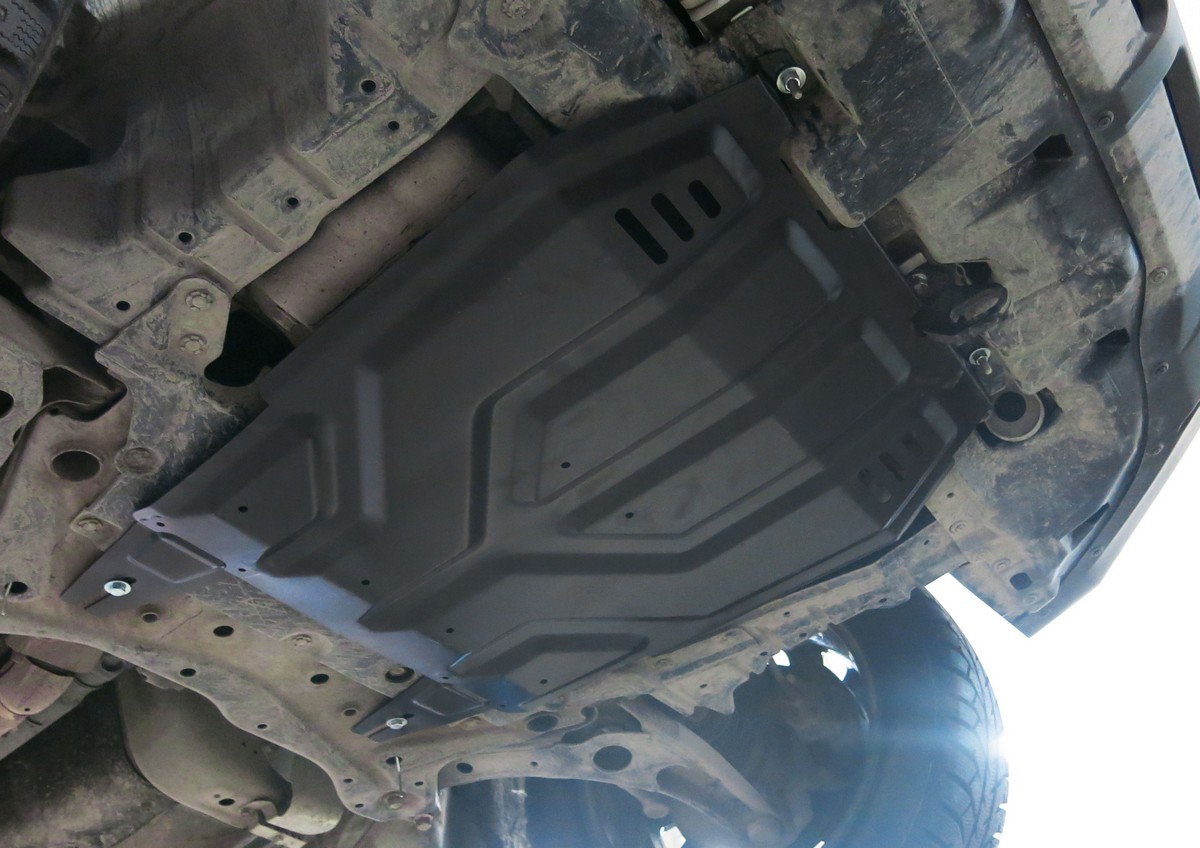 Защита картера и КПП Автоброня 111.04037.1 Mitsubishi ASX/Lancer Х/Outlander XL/Peugeot 4007/4008/Citroen C-Crosser/CitroenC4