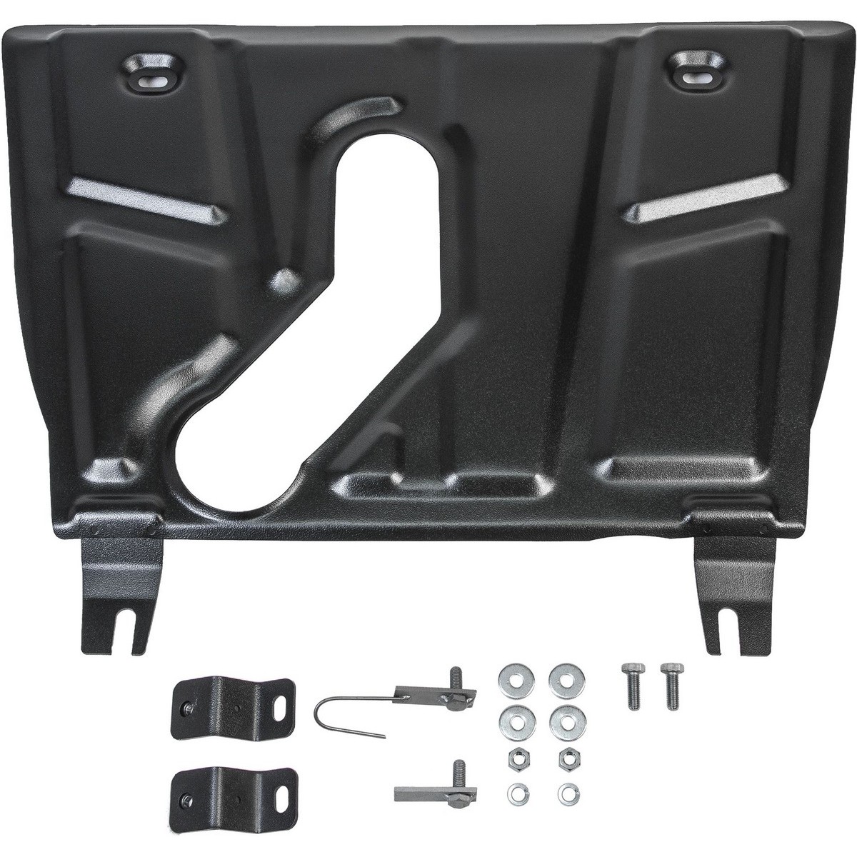 Защита картера и КПП Автоброня 111.09506.1 Toyota Rav4 2015-, V - 2.5; АКПП; с вырезом под глушитель/Toyota Rav4 2006-201