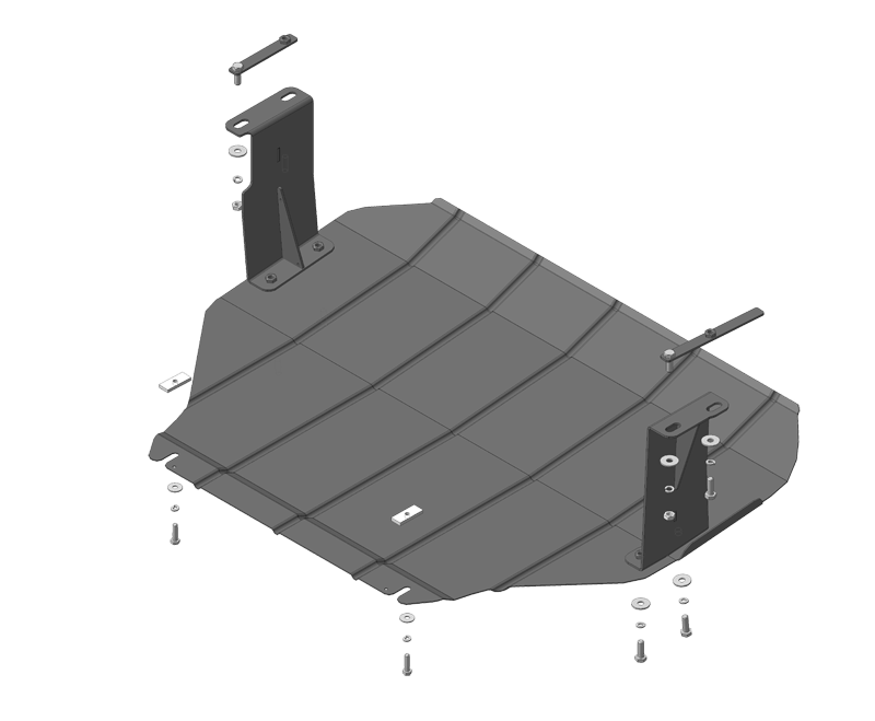 Защита картера и КПП Motodor 1731 Renault Master 2010-2014-, V= 2.3