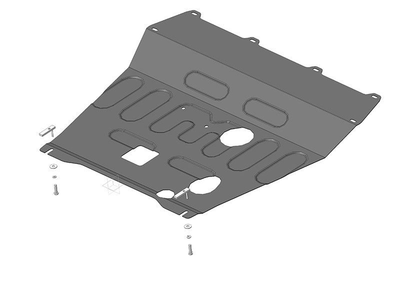 Защита картера и КПП Motodor 70902 Hyundai i40 седан/универсал 2011-201