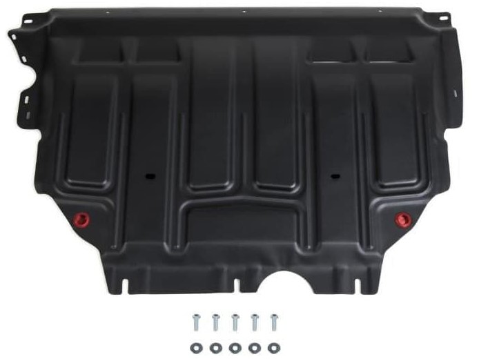 Защита картера и КПП Rival 111.5127.1 Volkswagen Taos 2021-, V - 1.4 (150л.с.) Skoda Karoq 2020-; V - 1.4 (150 л.с.)/Skoda Kodiaq 201, сталь + комплект крепежа