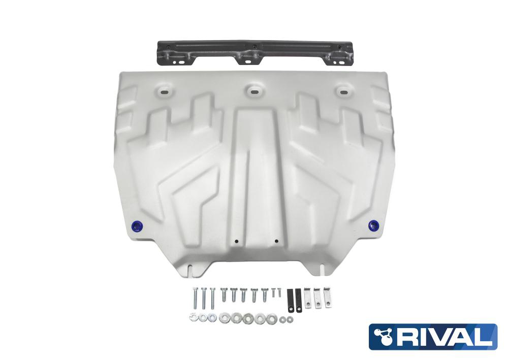 Защита картера и КПП Rival 333.3817.1 Mazda 6 2018-,V - 2.0; 2.5/Mazda 3 2013-