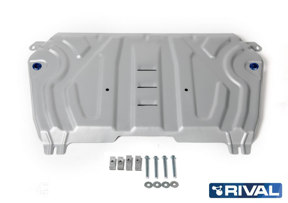 Защита картера и КПП Rival 333.9518.2 Lexus ES (V - 2.0; 2.5; 3.5) 2018-/Toyota Camry XV70 (V - 2.0; 2.5; 3.5) 2018-/RAV 4 XA50 (V - 2.0 CVT FWD; 2.5 4WD) 2019-