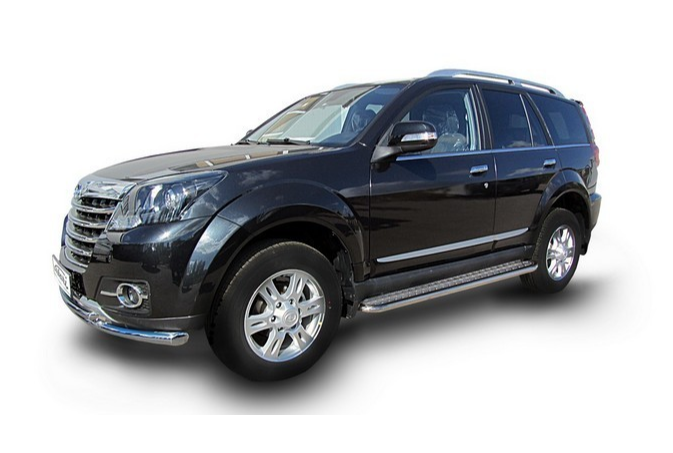 Защита порогов Arbori AFZDAGWHNRH307 серебристый Great Wall Hover H3 2014-2016