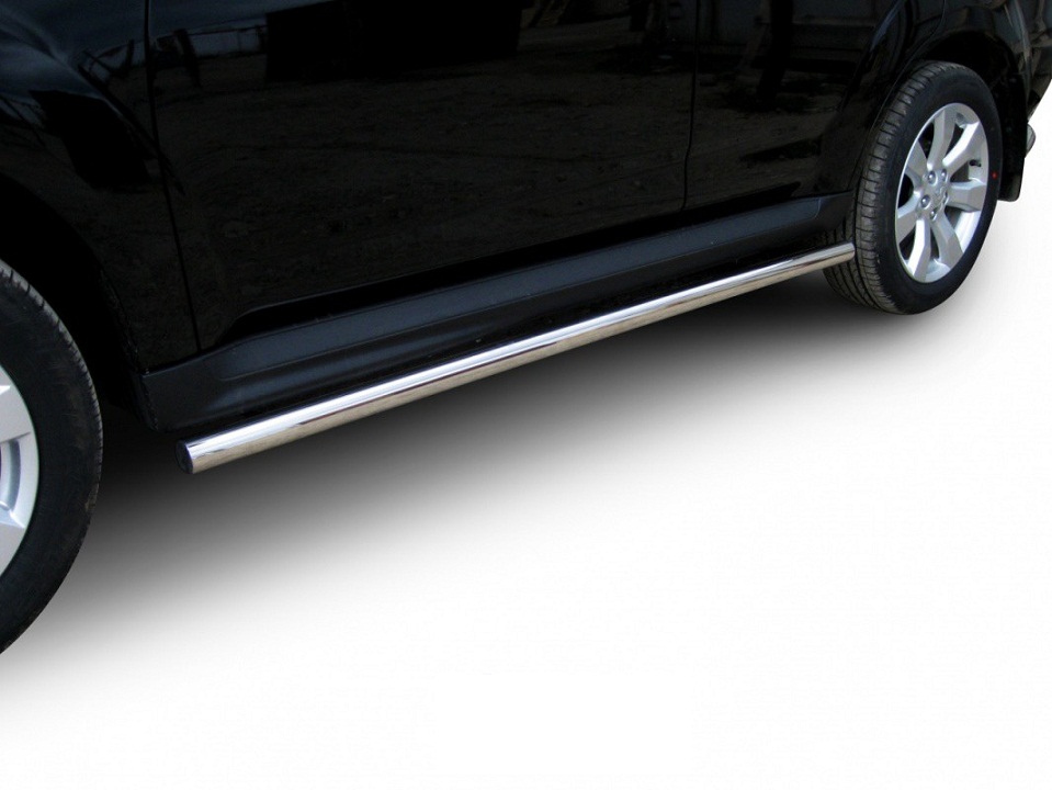 Защита порогов Arbori AFZDAMXL109 серебристый Mitsubishi OUTLANDER XL 2010-2012