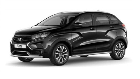 Защита порогов PT LXC220301 - Lada XRay Cross 2018-
