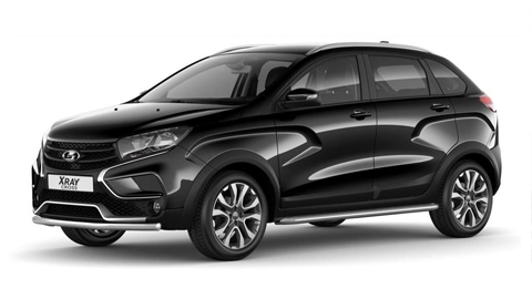 Защита порогов PT LXC220302 - Lada XRay Cross 2018-
